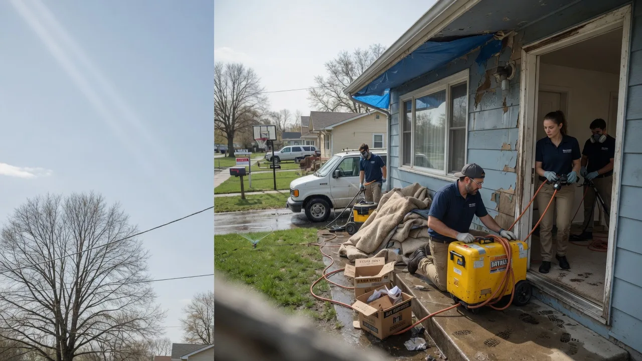 Basement Flood Cleanup in Menoken, ND near me